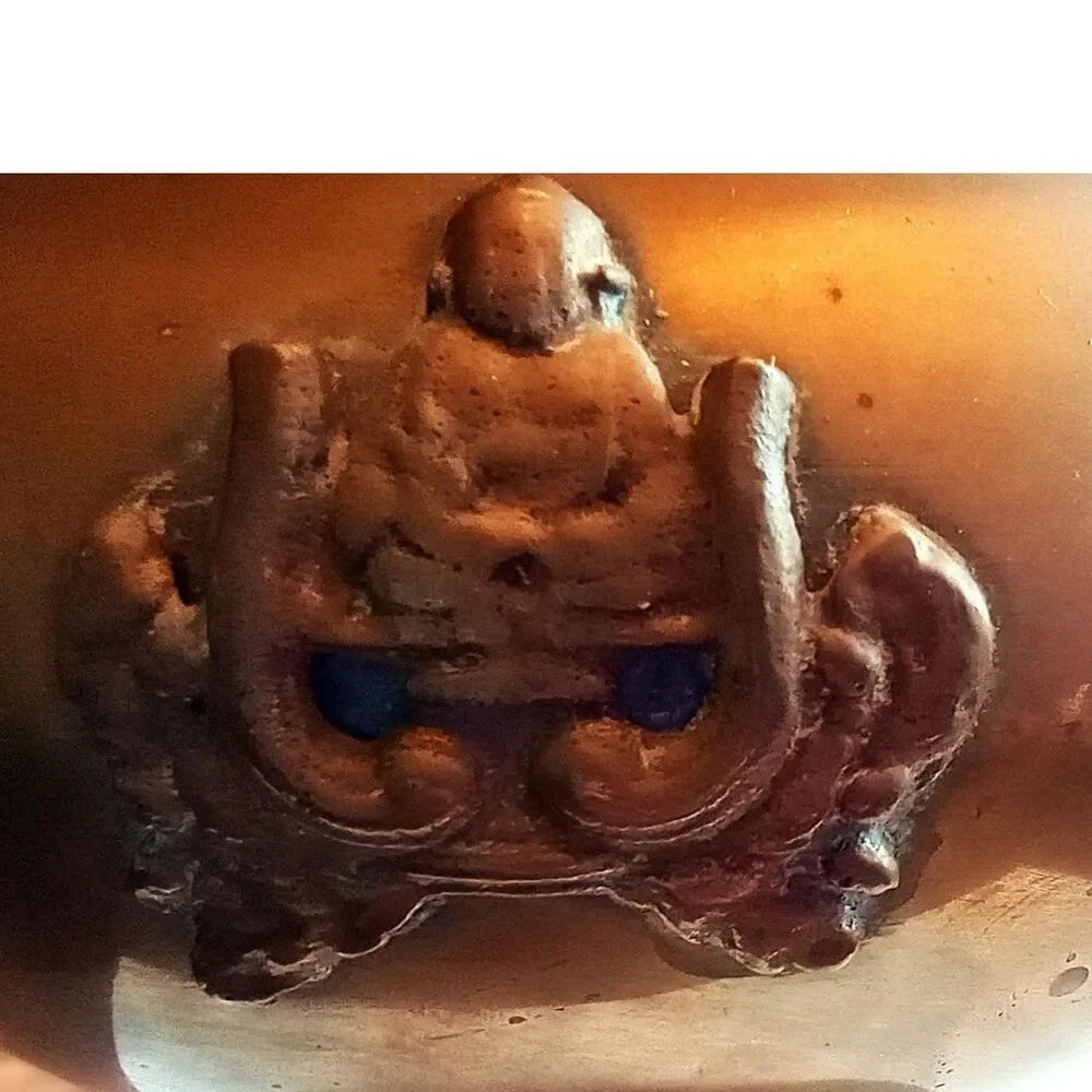 Vintage Chinese dragons Urn Vessel Sino Tibetan Buddhist Chalice Goblet Brass